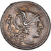 Moneda, Terentia, Denarius, 147 BC, Rome, Pedigree, EBC+, Plata, Crawford:217/1