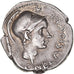 Coin, Cornelia, Denarius, 112-111 BC, Rome, Pedigree, AU(50-53), Silver