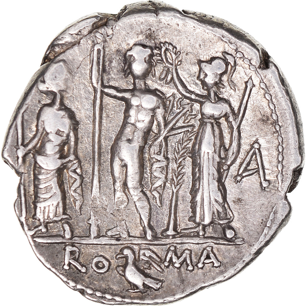 Coin, Cornelia, Denarius, 112-111 BC, Rome, Pedigree, AU(50-53), Silver