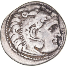 Thrace, Lysimachos, Drachm, 299/8-297/6 BC, Kolophon, Silver, EF(40-45)