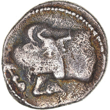 Munten, Macedonië, Tetrobol, 470-430 BC, Akanthos, FR+, Zilver, HGC:3-392