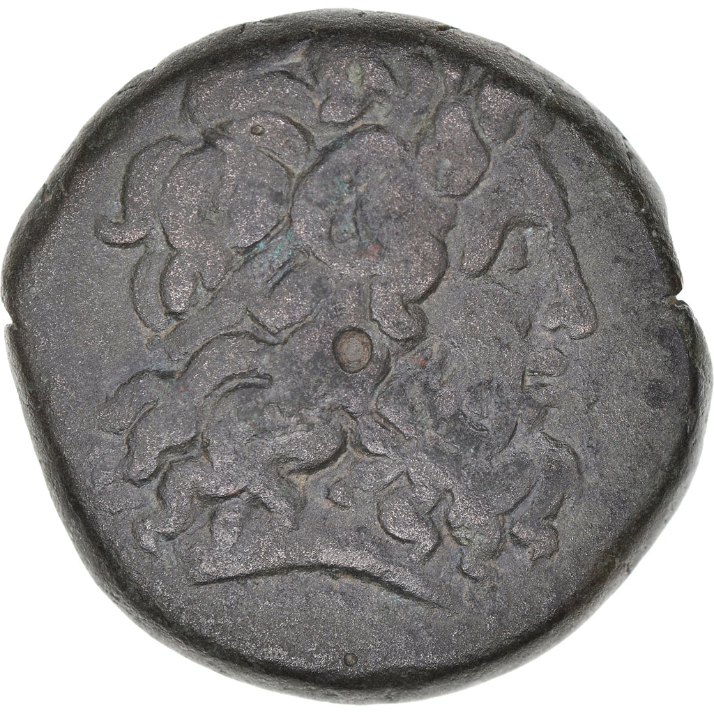 Monnaie, Égypte, Ptolémée III, Obole, 246-221 BC, Telmessos, TTB, Bronze
