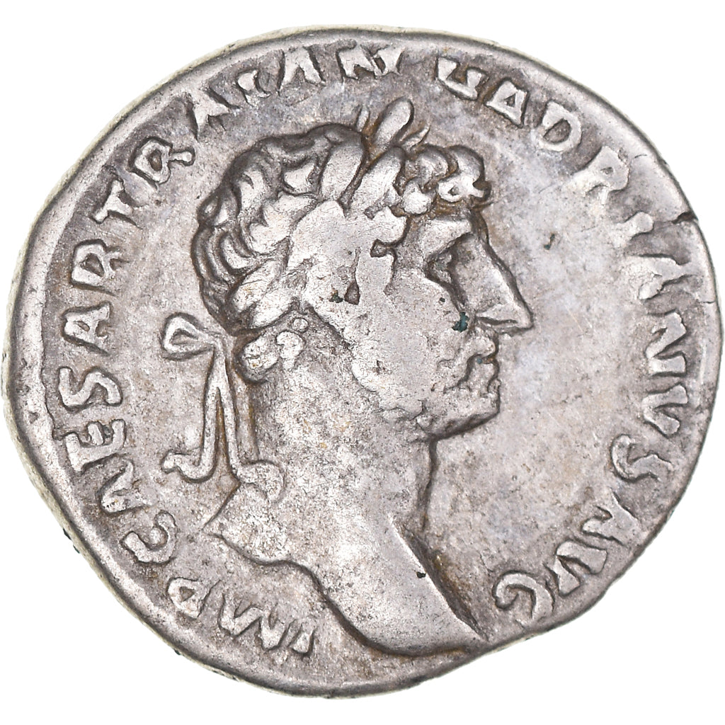 Coin, Hadrian, Denarius, AD 120-121, Rome, EF(40-45), Silver, RIC:374