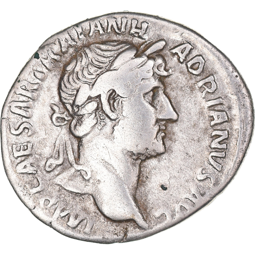 Coin, Hadrian, Denarius, AD 120-121, Rome, EF(40-45), Silver, RIC:299