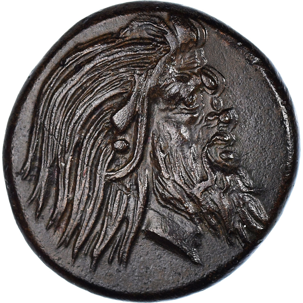 Coin, Cimmerian Bosporos, Pantikapaion, Bronze Æ, 310-304/3 BC, AU(50-53)