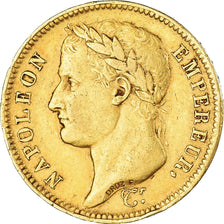 Moneda, Francia, Napoléon I, 40 Francs, 1811, Paris, MBC, Oro, KM:696.1