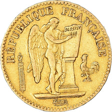 Coin, France, Génie, 20 Francs, 1849, Paris, EF(40-45), Gold, KM:757