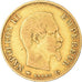 Moeda, França, Napoleon III, 10 Francs, 1859, Paris, VF(20-25), Dourado