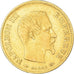 Moeda, França, Napoleon III, 10 Francs, 1856, Paris, VF(30-35), Dourado