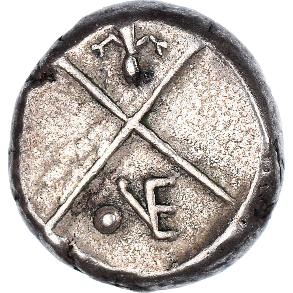 Coin, Thrace, Hemidrachm, 386-338 BC, Chersonesos, AU(55-58), Silver
