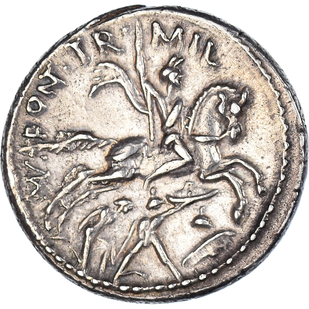 Munten, Fonteia, Denarius, 55 BC, Rome, PR, Zilver, Crawford:429/1