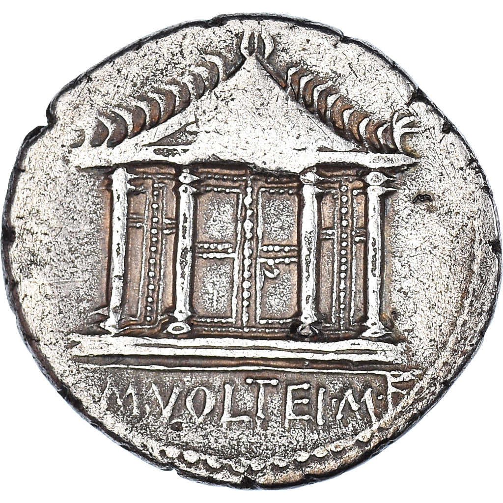 Coin, Volteia, Denarius, 78 BC, Rome, EF(40-45), Silver, Crawford:385/1