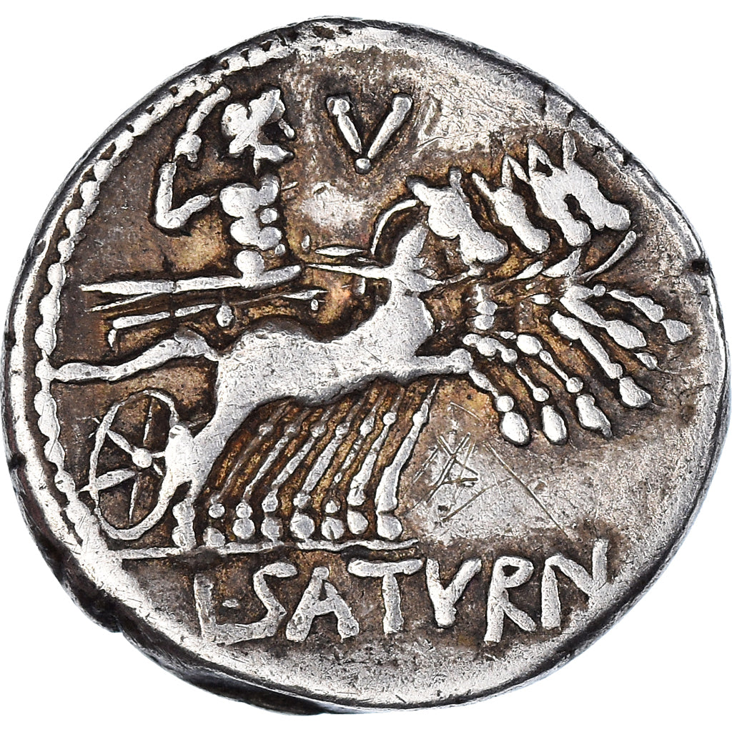 Coin, Appuleia, Denarius, 104 BC, Rome, EF(40-45), Silver, Crawford:317/3a