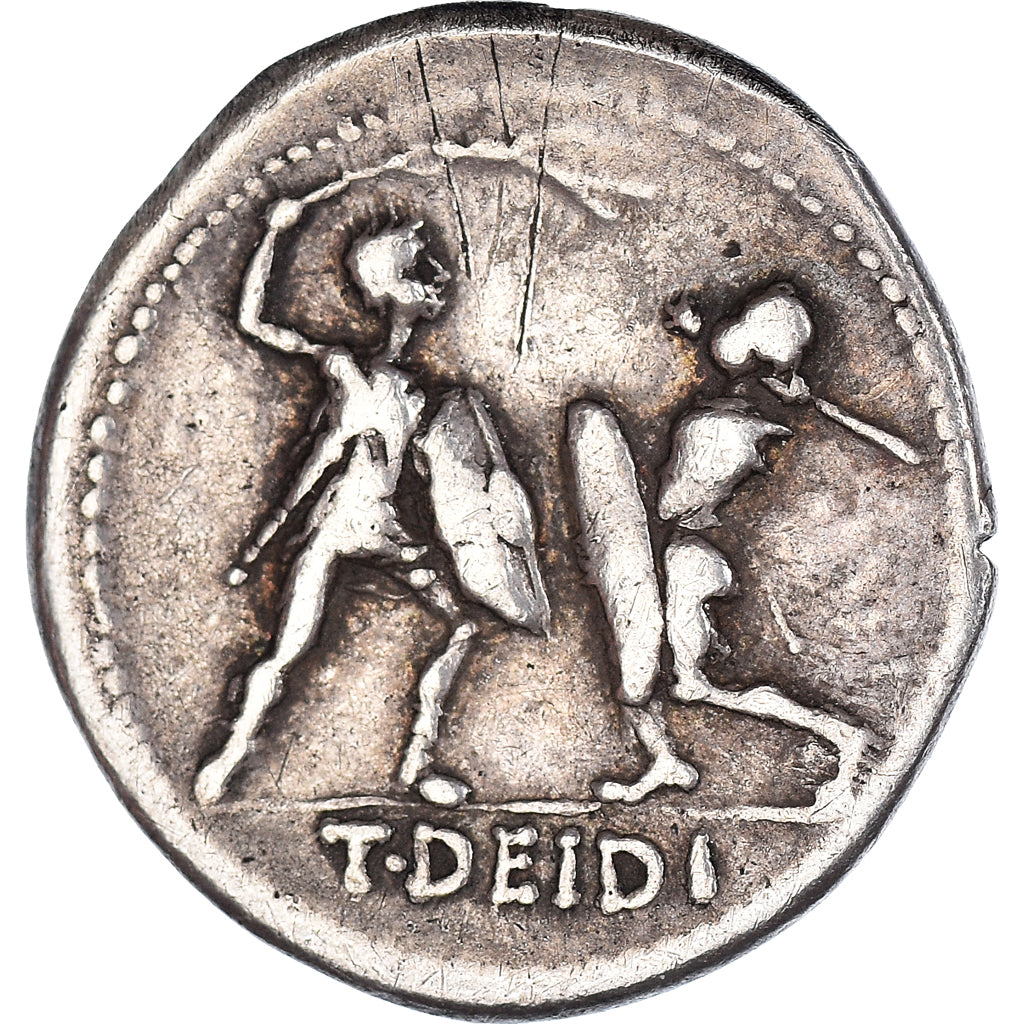 Coin, Didia, Denarius, 113-112 BC, Rome, EF(40-45), Silver, Crawford:294/1