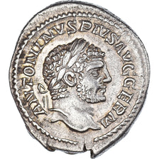 Coin, Caracalla, Denarius, 215, Rome, AU(50-53), Silver, RIC:258c