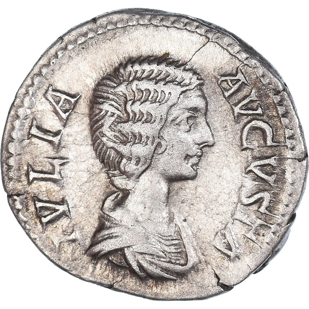 Coin, Julia Domna, Denarius, 196-211, Rome, AU(50-53), Silver, RIC:564