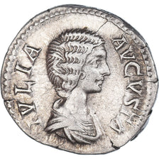 Coin, Julia Domna, Denarius, 196-211, Rome, AU(50-53), Silver, RIC:564