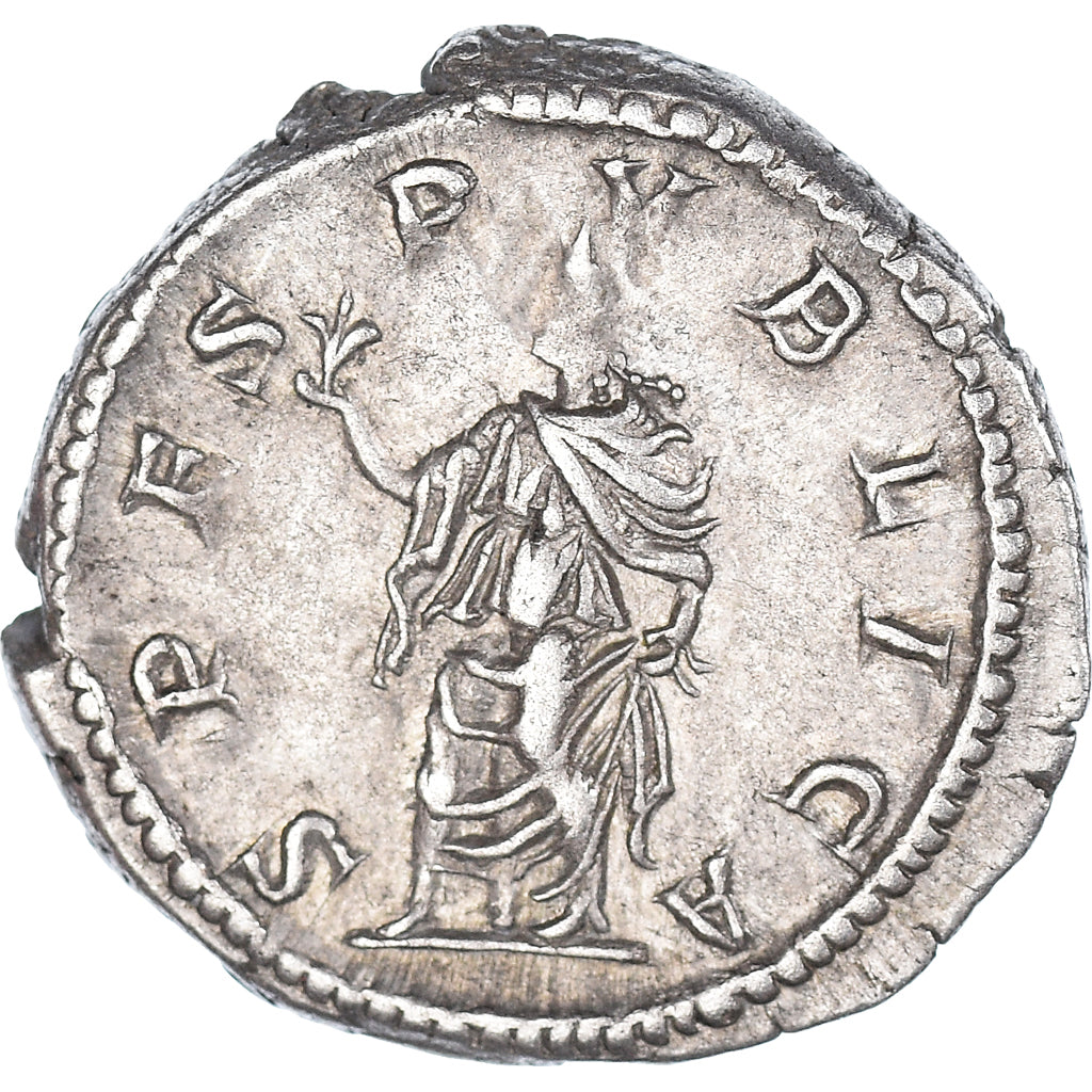 Coin, Diadumenian, Denarius, AD 217-218, Rome, AU(50-53), Silver, RIC:116a