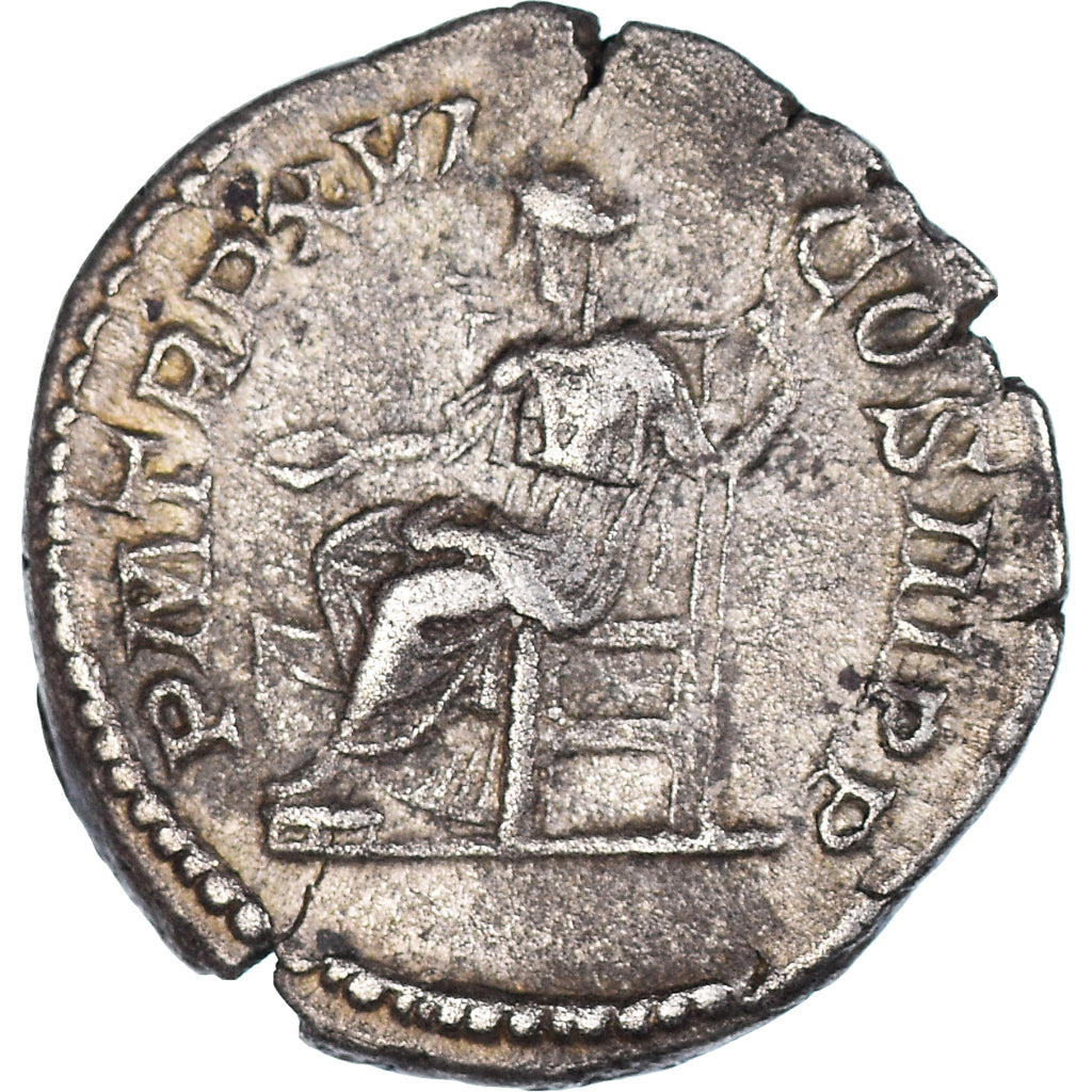 Moneta, Septimius Severus, Denarius, 208, Rome, AU(50-53), Srebro, RIC:221