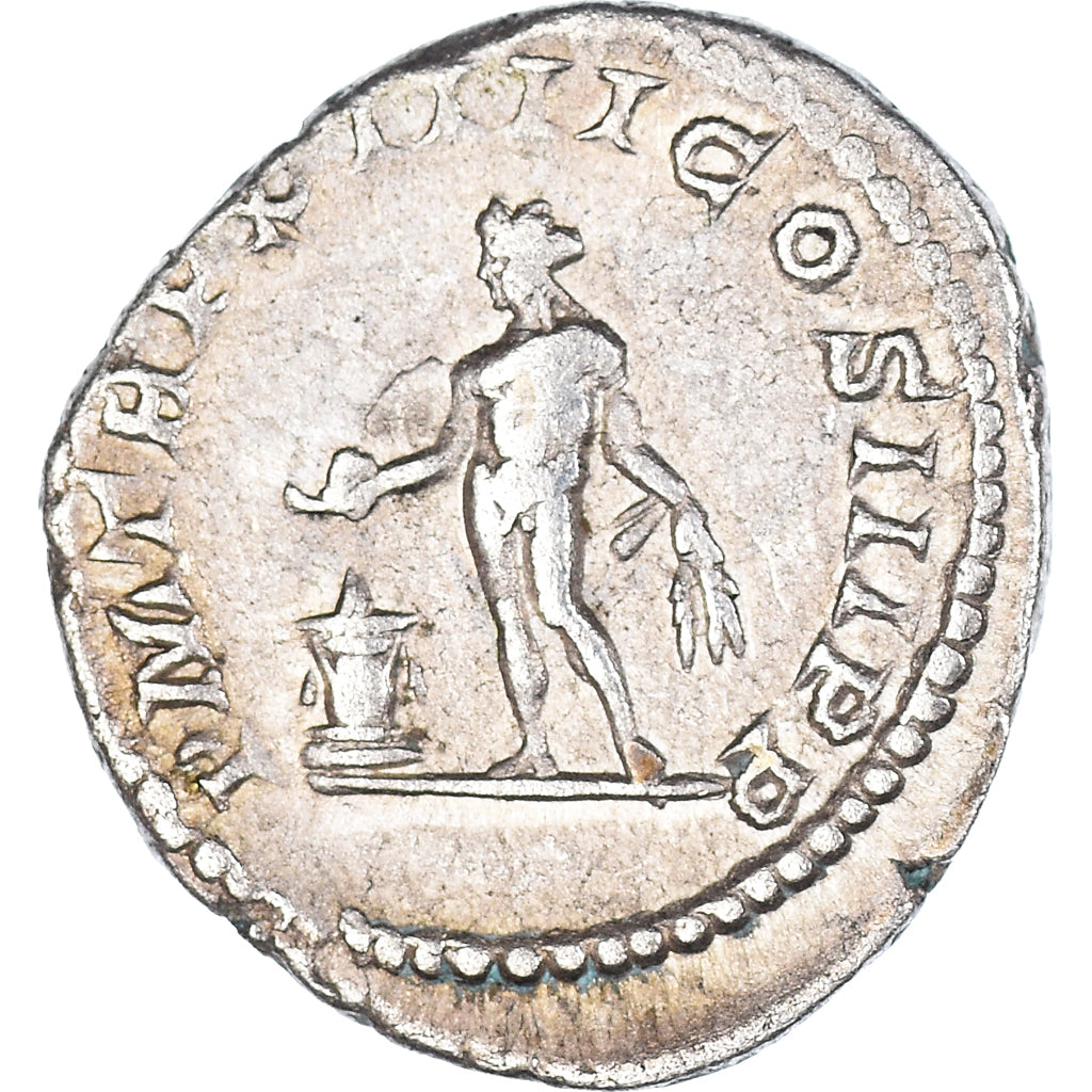 Coin, Septimius Severus, Denarius, 206, Rome, AU(50-53), Silver, RIC:201