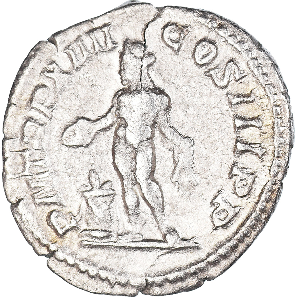 Coin, Septimius Severus, Denarius, 206, Rome, AU(50-53), Silver, RIC:201