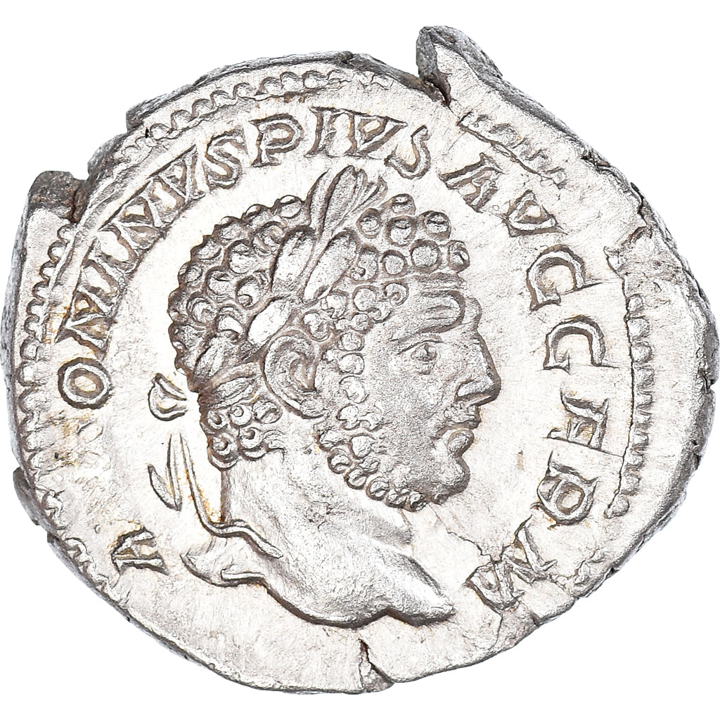 Coin, Caracalla, Denarius, 213, Rome, AU(55-58), Silver, RIC:206c