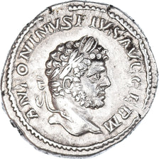 Coin, Caracalla, Denarius, 214, Rome, EF(40-45), Silver, RIC:240