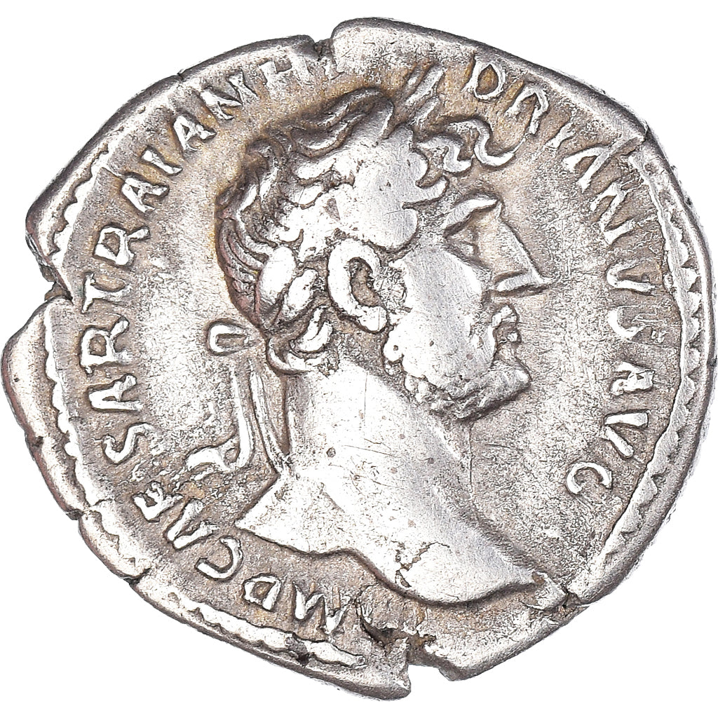Coin, Hadrian, Denarius, AD 120-121, Rome, EF(40-45), Silver, RIC:396