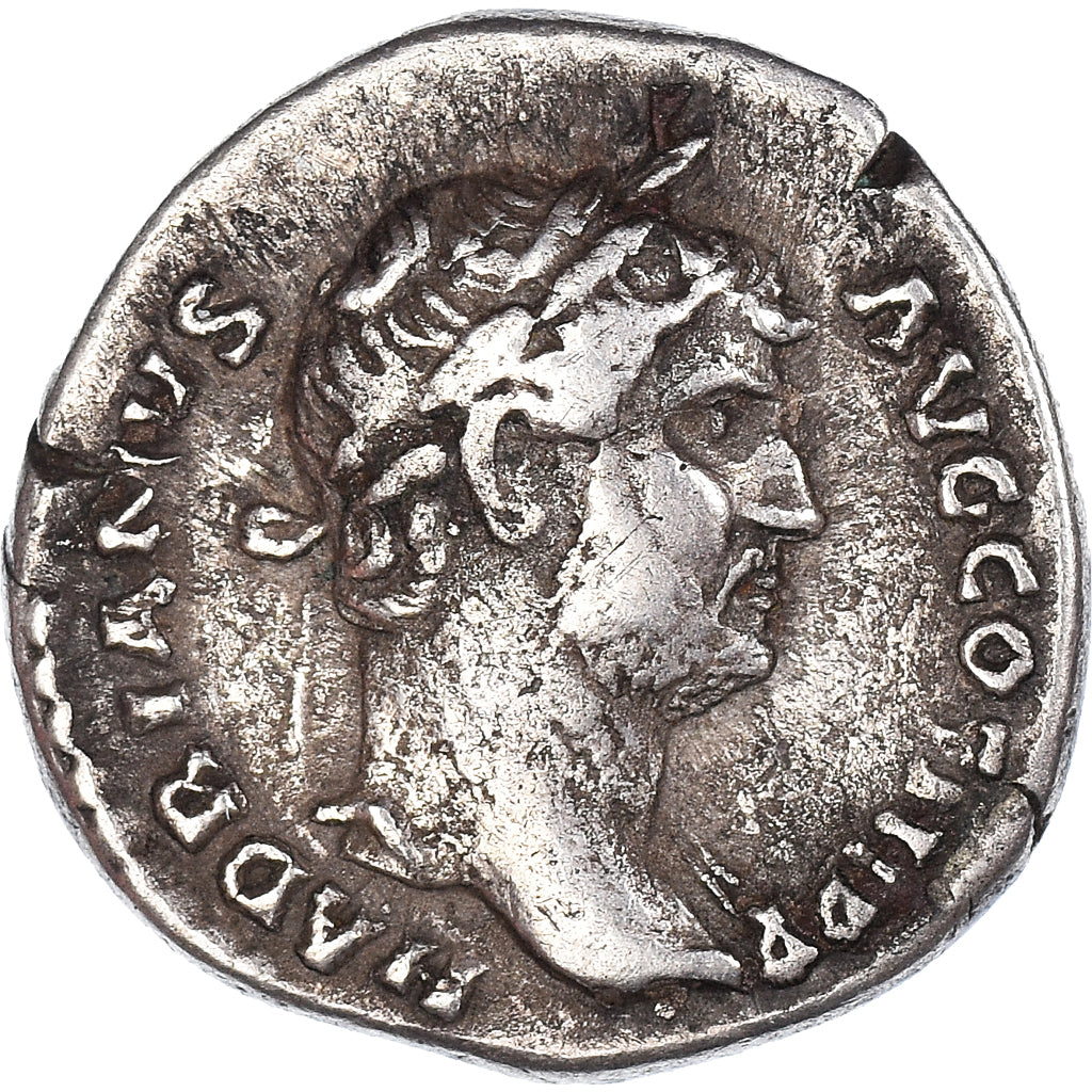 Coin, Hadrian, Denarius, AD 134-138, Rome, EF(40-45), Silver, RIC:261