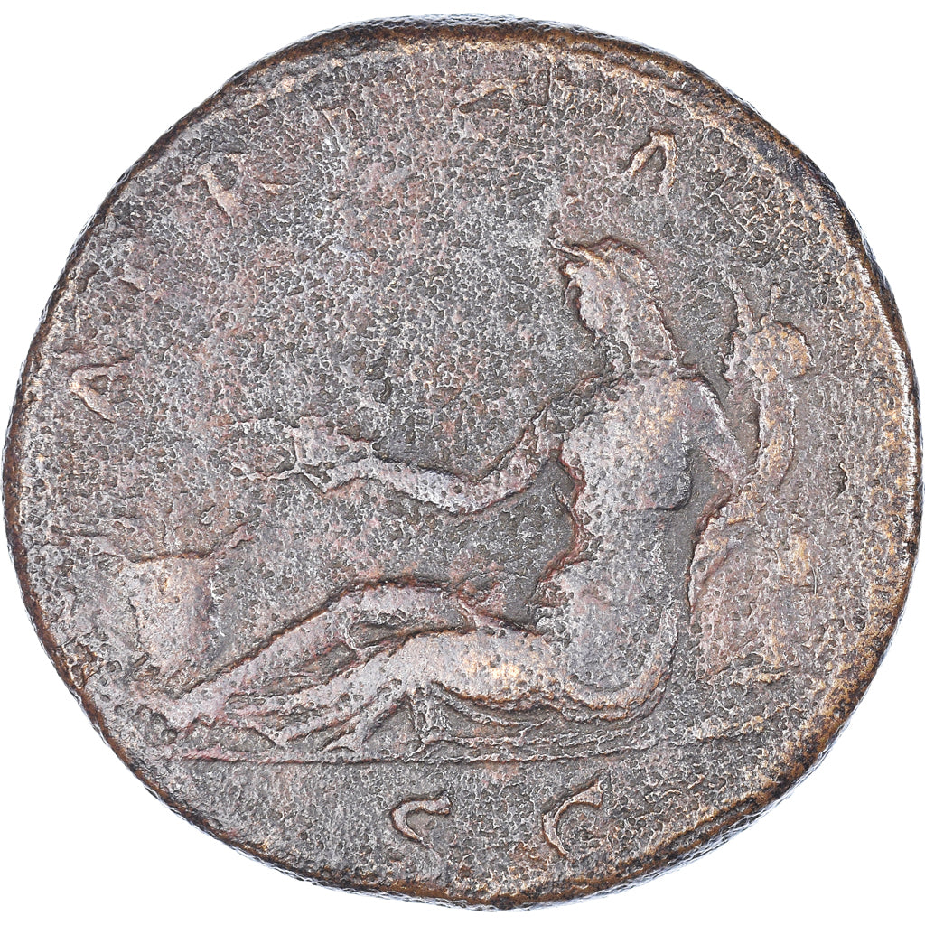 Coin, Hadrian, Sestertius, 130-133, Rome, VF(30-35), Bronze, RIC:1610