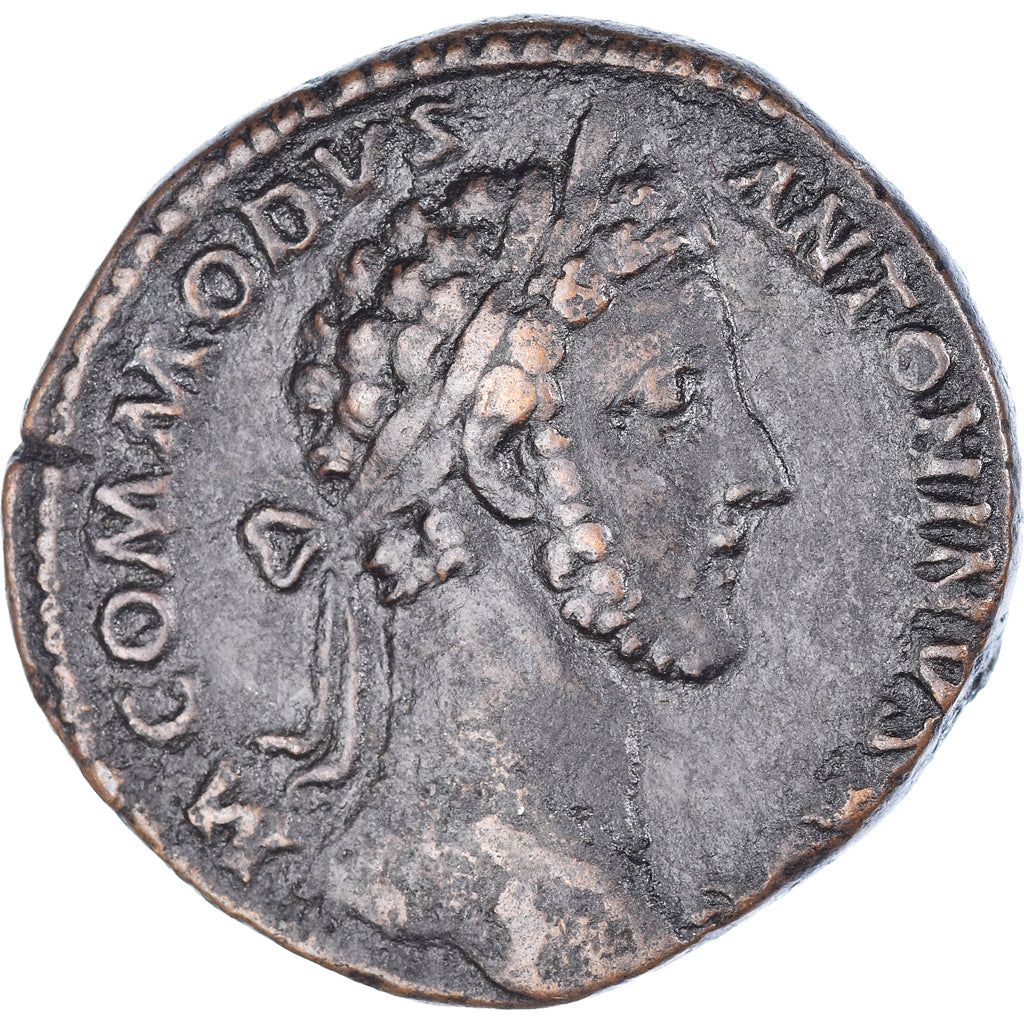 Moneta, Commodus, Sesterzio, 180, Rome, BB, Bronzo, RIC:301a
