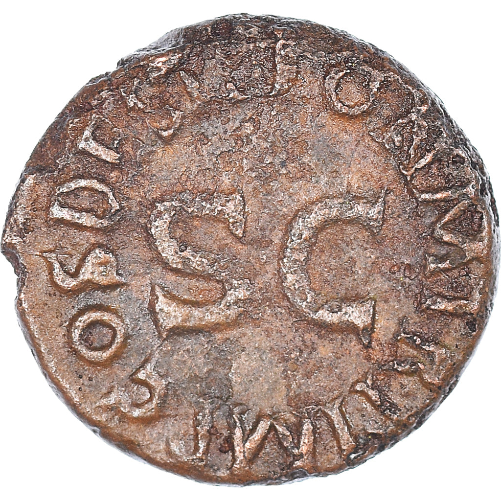 Coin, Claudius, Quadrans, 41 AD, Rome, EF(40-45), Bronze, RIC:84