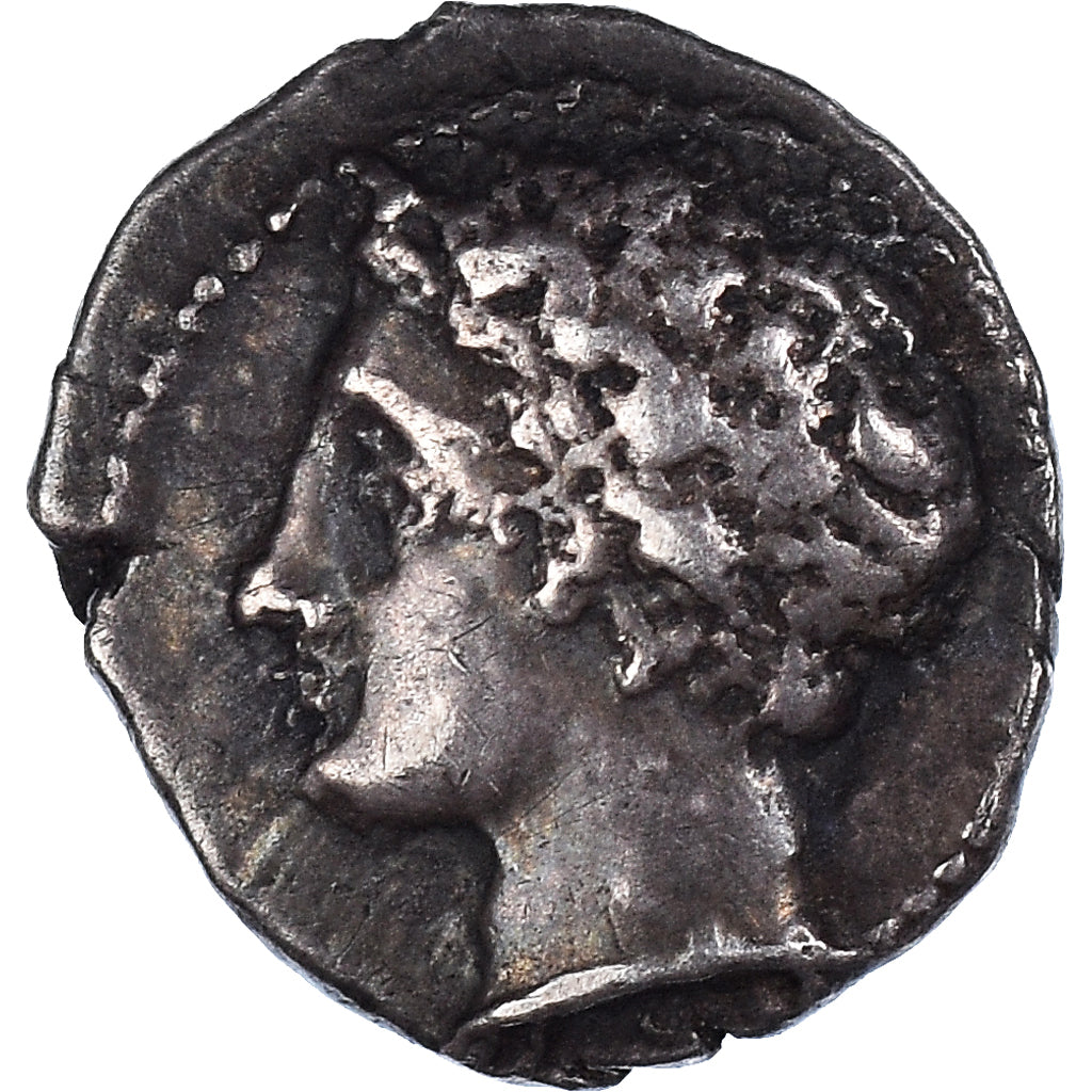 Coin, Massalia, Obol, 350-150 BC, Marseille, AU(50-53), Silver
