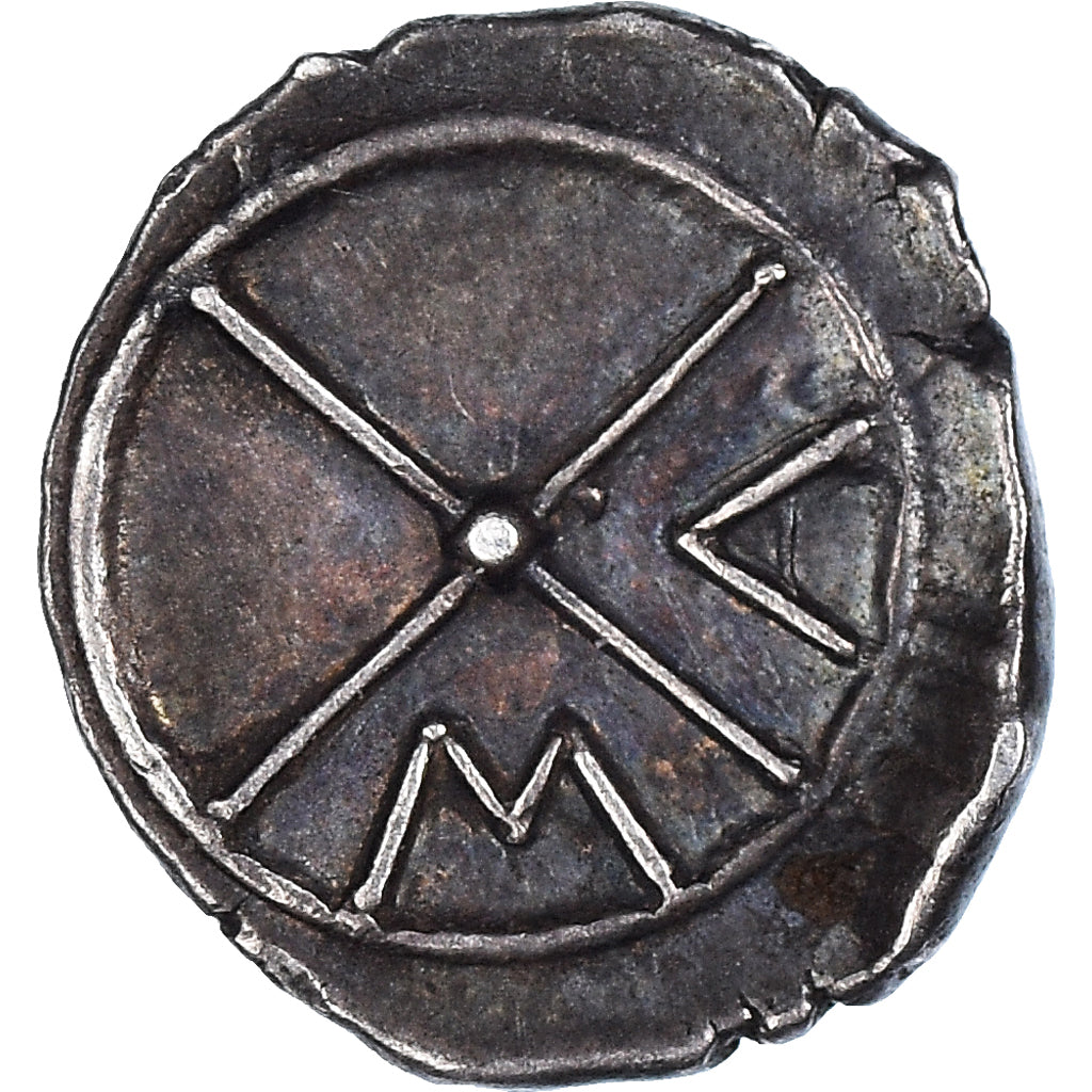 Coin, Massalia, Obol, 350-150 BC, Marseille, AU(50-53), Silver