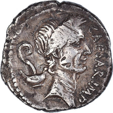 Coin, Julius Caesar, Denarius, 44 BC, Rome, VF(30-35), Silver, Crawford:480/3