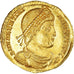 Moeda, Valentinian I, Solidus, 364-367, Arles, Muito, MS(60-62), Dourado, RIC:1A