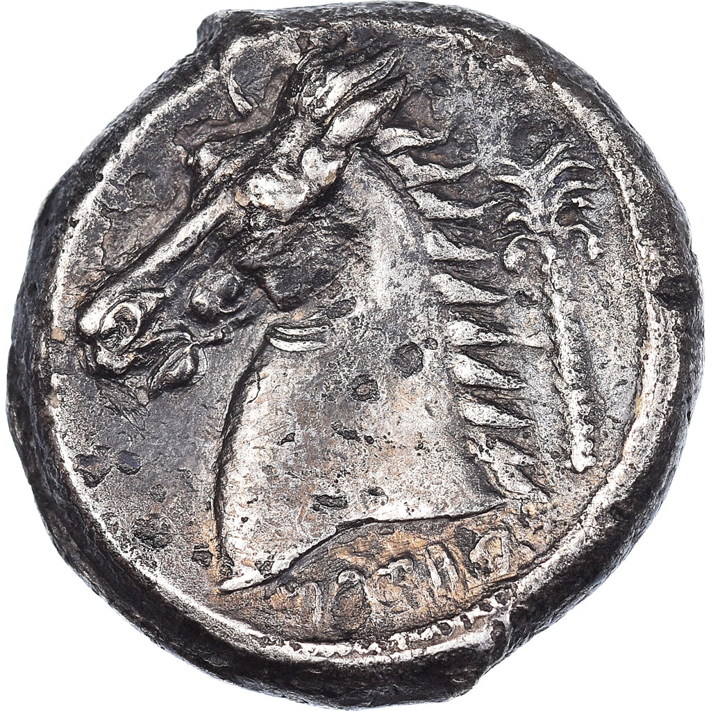 Coin, Sicily, Tetradrachm, 300-289 BC, Entella, EF(40-45), Silver, HGC:2-295