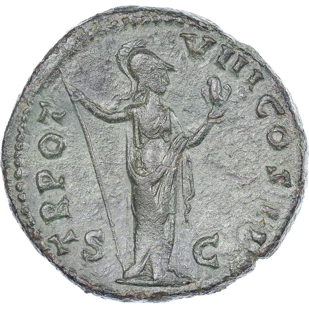 Coin, Marcus Aurelius, Sestertius, 153-154, Rome, AU(50-53), Bronze, RIC:1312