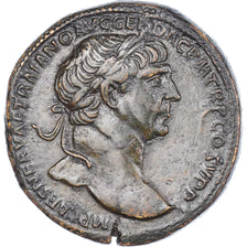 Monnaie, Trajan, Sesterce, 109-110, Rome, TTB+, Bronze, RIC:519