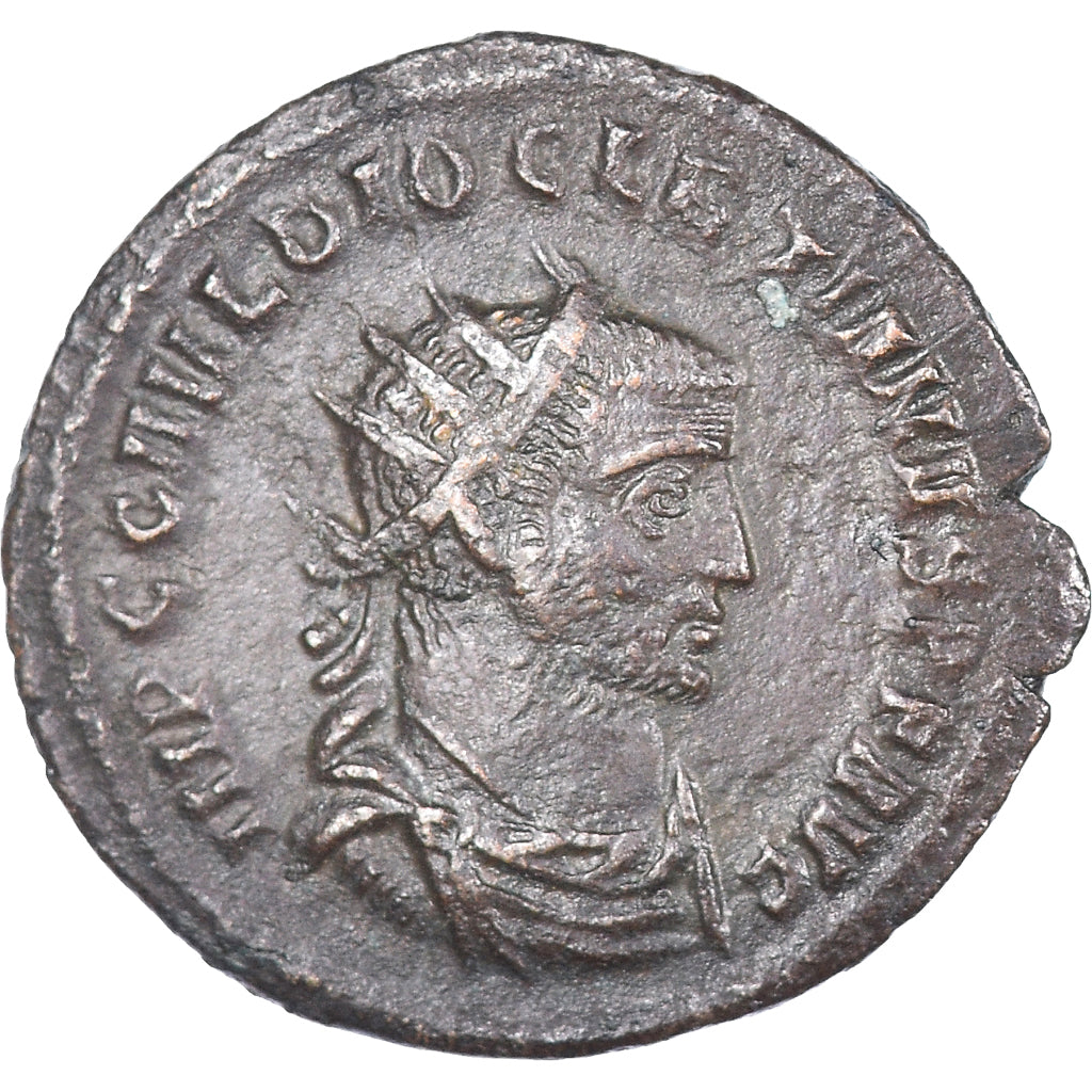Coin, Diocletian, Antoninianus, AD 285, Antioch, EF(40-45), Billon, RIC:325