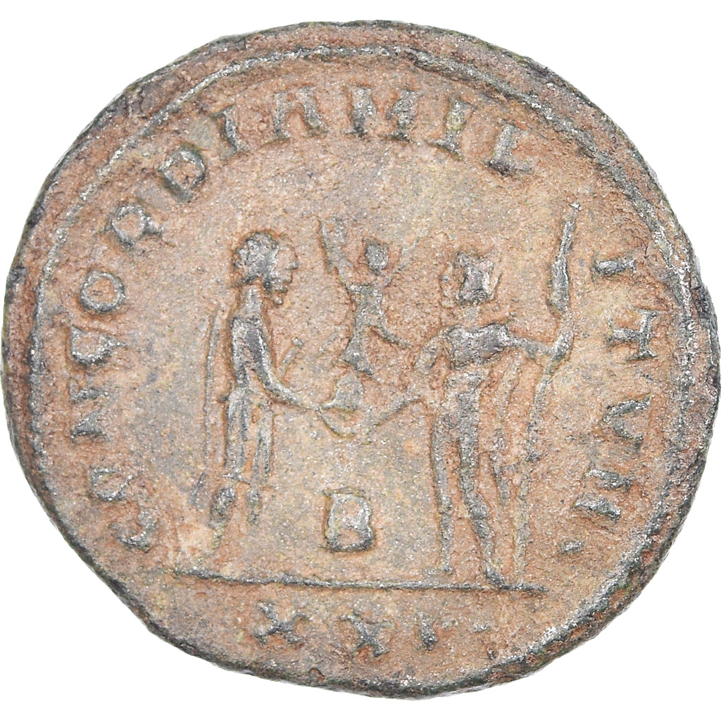 Munten, Diocletianus, Antoninianus, 291, Heraclea, ZF, Billon, RIC:284