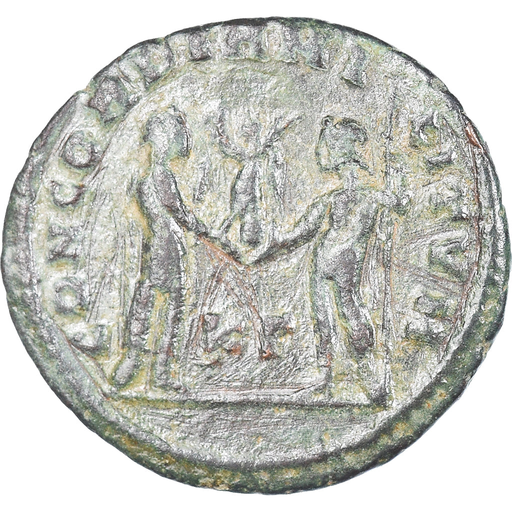 Moneda, Maximianus, Fraction Æ, 295-299, Kyzikos, MBC, Bronce, RIC:16b