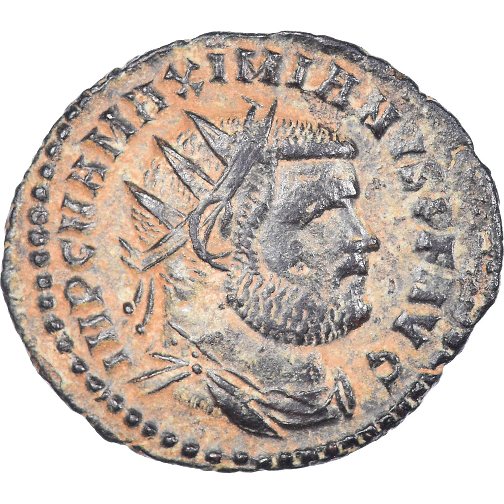 Coin, Maximianus, Fraction Æ, 295-299, Kyzikos, EF(40-45), Bronze, RIC:16b