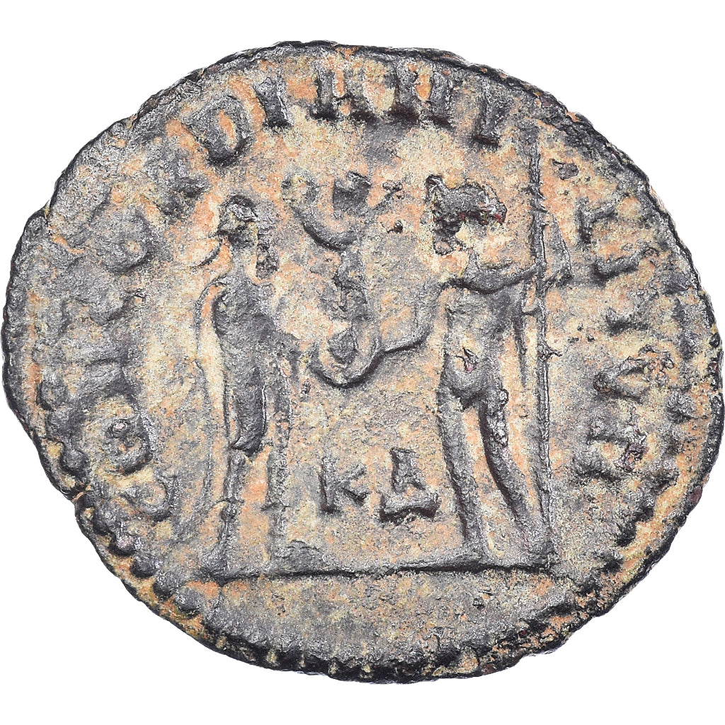 Coin, Maximianus, Fraction Æ, 295-299, Kyzikos, EF(40-45), Bronze, RIC:16b