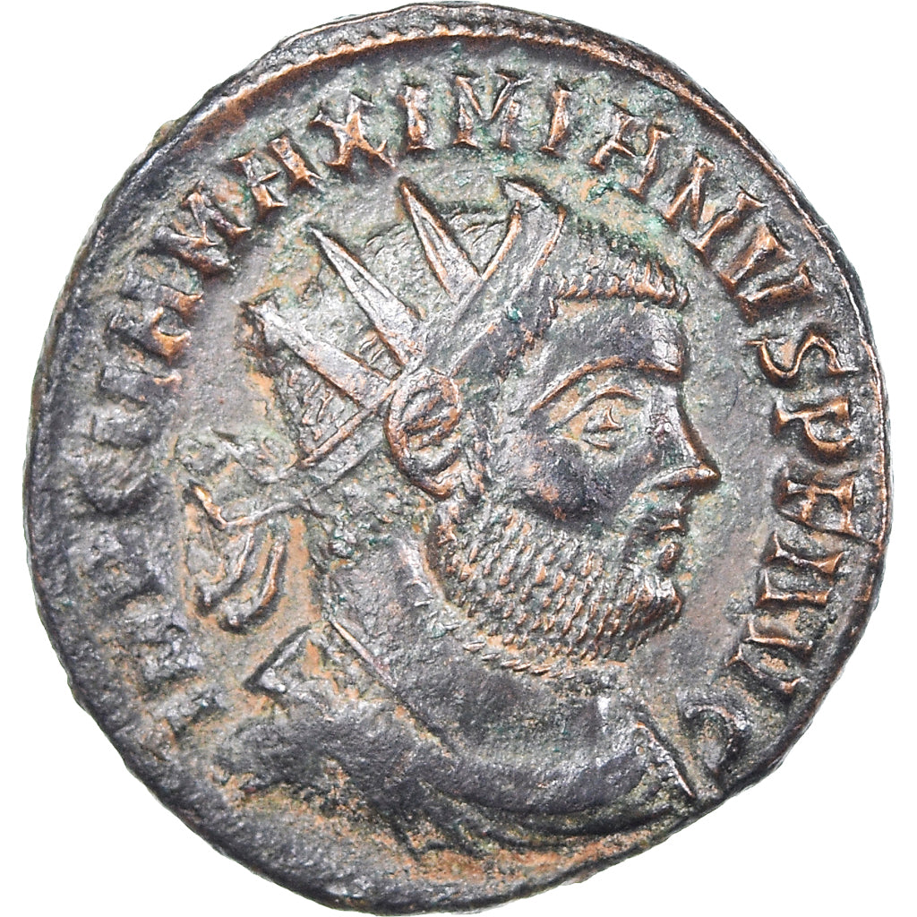 Coin, Maximianus, Fraction Æ, 295-299, Kyzikos, EF(40-45), Bronze, RIC:16b