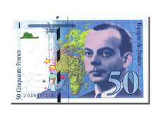 France, 50 Francs, 50 F 1992-1999 ''St Exupéry'', 1997, KM #157Ad, UNC(65-70), J