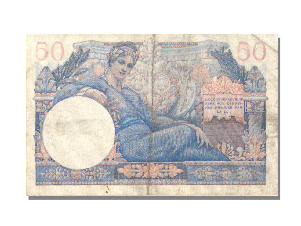 France, 50 Francs, 1947 French Treasury, 1947, KM #M8, EF(40-45), J.2, Fayette..
