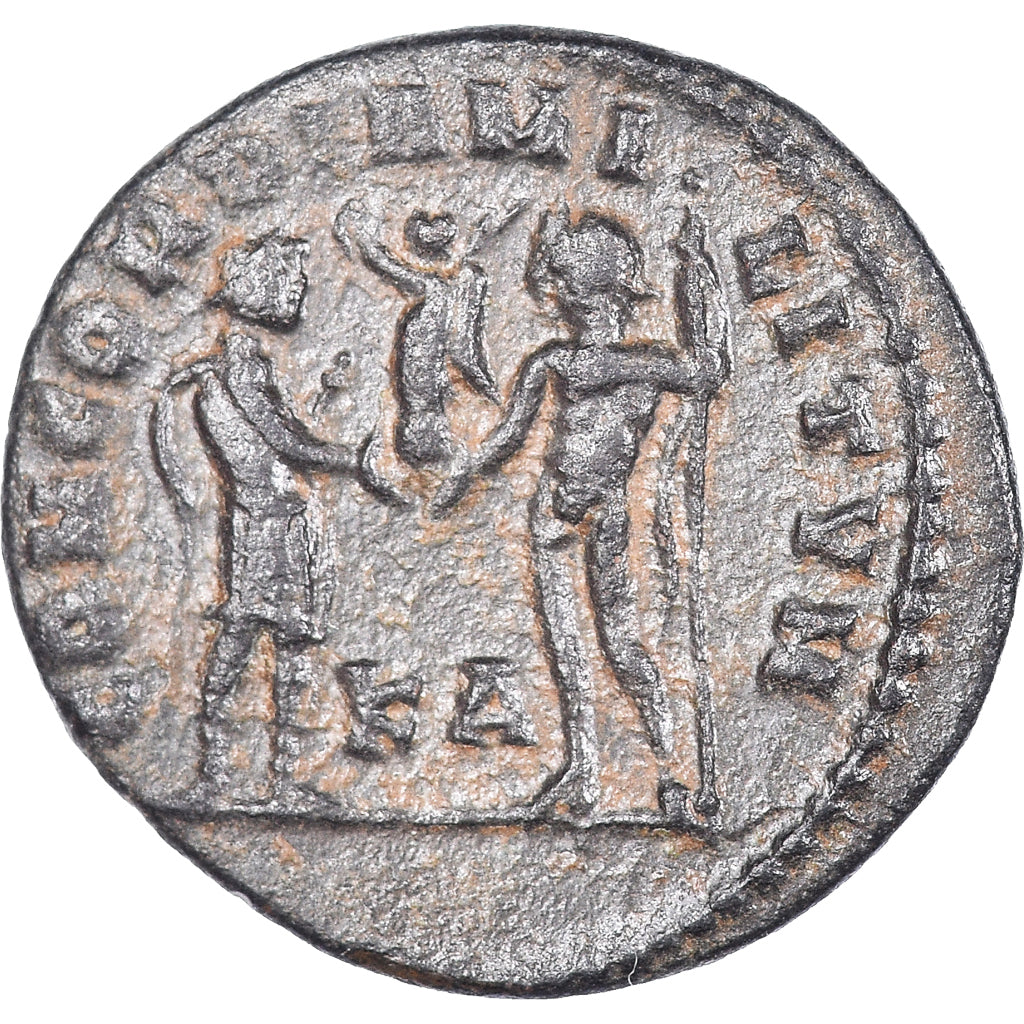 Coin, Galerius, Fraction Æ, 295-299, Kyzikos, EF(40-45), Bronze, RIC:19b