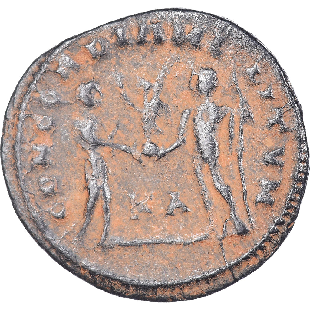 Coin, Galerius, Fraction Æ, 295-299, Kyzikos, EF(40-45), Bronze, RIC:19b