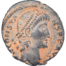 Coin, Constans, Follis, 347-348, Antioch, AU(50-53), Bronze, RIC:116
